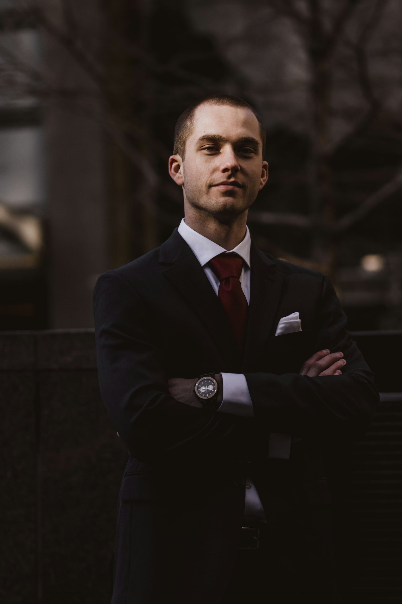 Portrait of Marcus Ade, owner of Ridgeline Roofing
